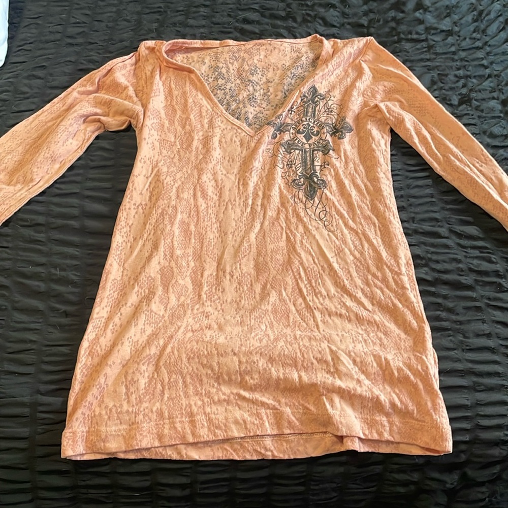 Affliction “Lifeless” Long Sleeve Top